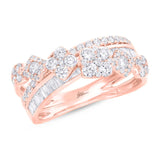 1.18ct 18k Rose Gold Diamond Lady's Ring