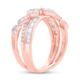 1.18ct 18k Rose Gold Diamond Lady's Ring