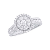 1.01ct 14k White Gold Diamond Engagement Ring