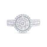 1.01ct 14k White Gold Diamond Engagement Ring