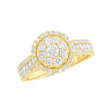 1.01ct 14k Yellow Gold Diamond Engagement Ring