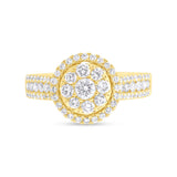 1.01ct 14k Yellow Gold Diamond Engagement Ring