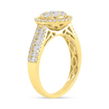 1.01ct 14k Yellow Gold Diamond Engagement Ring