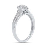 0.46ct 14k White Gold Diamond Engagement Ring