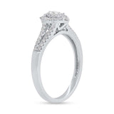 0.36ct 14k White Gold Diamond Engagement Ring