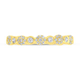 0.22ct 14k Yellow Gold Diamond Lady's Band