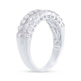 1.36ct 14k White Gold Diamond Baguette Lady's Band
