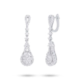 1.40ct 14k White Gold Diamond Earring