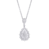 2.41ct 14k White Gold Diamond Necklace
