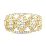0.72ct 14k Yellow Gold Diamond Lady's Ring
