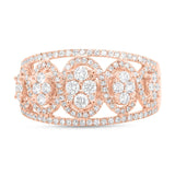 0.72ct 14k Rose Gold Diamond Lady's Ring