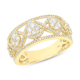 0.82ct 14k Yellow Gold Diamond Lady's Ring