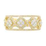 0.82ct 14k Yellow Gold Diamond Lady's Ring