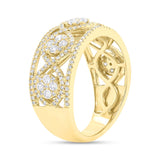 0.82ct 14k Yellow Gold Diamond Lady's Ring