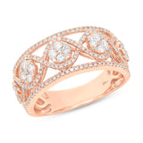 0.82ct 14k Rose Gold Diamond Lady's Ring
