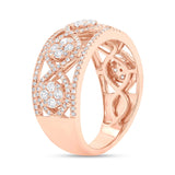 0.82ct 14k Rose Gold Diamond Lady's Ring