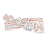 1.18ct 14k Rose Gold Diamond Lady's Ring