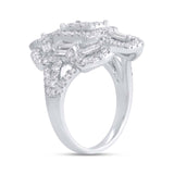 1.58ct 14k White Gold Diamond Baguette Ring