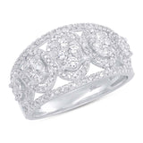0.72ct 14k White Gold Diamond Lady's Ring
