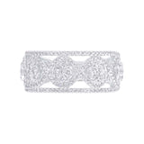 0.82ct 14k White Gold Diamond Lady's Ring