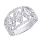 0.71ct 14k White Gold Diamond Lady's Ring