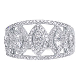 0.71ct 14k White Gold Diamond Lady's Ring