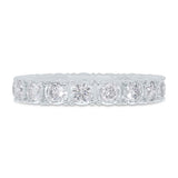 1.26ct 14k White Gold Diamond Eternity Ring Size 9.25
