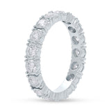 1.26ct 14k White Gold Diamond Eternity Ring Size 9.25