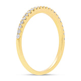 0.22ct 14k Yellow Gold Diamond Lady's Band