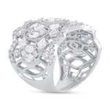 4.14ct 14k White Gold Diamond Lady's Ring