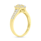 0.63ct 14k Yellow Gold Diamond Engagement Ring