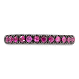 0.58ct 14k Yellow Gold Ruby Lady's Band