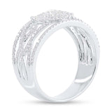 0.91ct 14k White Gold Daimond Lady's Ring