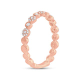 0.22ct 14k Rose Gold Diamond Lady's Band