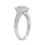 0.63ct 14k White Gold Diamond Engagement Ring