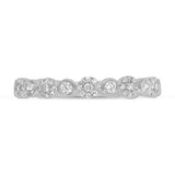 0.22ct 14k White Gold Diamond Lady's Band