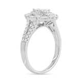 0.92ct 14k White Gold Diamond Lady's Ring