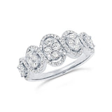 0.55ct 14k White Gold Diamond Lady's Ring