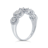 0.55ct 14k White Gold Diamond Lady's Ring
