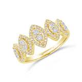 0.47ct 14k Yellow Gold Diamond Lady's Ring