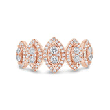 0.47ct 14k Rose Gold Diamond Lady's Ring