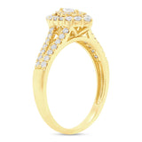 0.53ct 14k Yellow Gold Diamond Engagement Ring