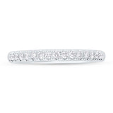 0.40ct 14k White Gold Diamond Lady's Band Size 5