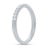 0.40ct 14k White Gold Diamond Lady's Band Size 5