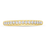 0.40ct 14k Yellow Gold Diamond Lady's Band Size 6