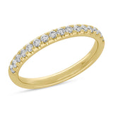 0.40ct 14k Yellow Gold Diamond Lady's Band Size 5