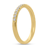0.25ct 14k Yellow Gold Diamond Lady's Band Size 5