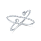 0.12ct 14k White Gold Diamond Semi Mount Lady's Ring