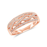 0.20ct 14k Rose Gold Diamond Lady's Ring