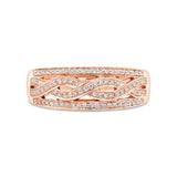 0.20ct 14k Rose Gold Diamond Lady's Ring